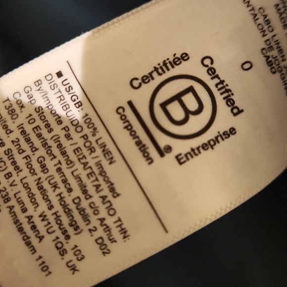 ❤️ ATHLETA CABO LINEN HIGH RISE JOGGER PANTS, CHAMBRAY BLUE, 0 (25) - Picture 10 of 12